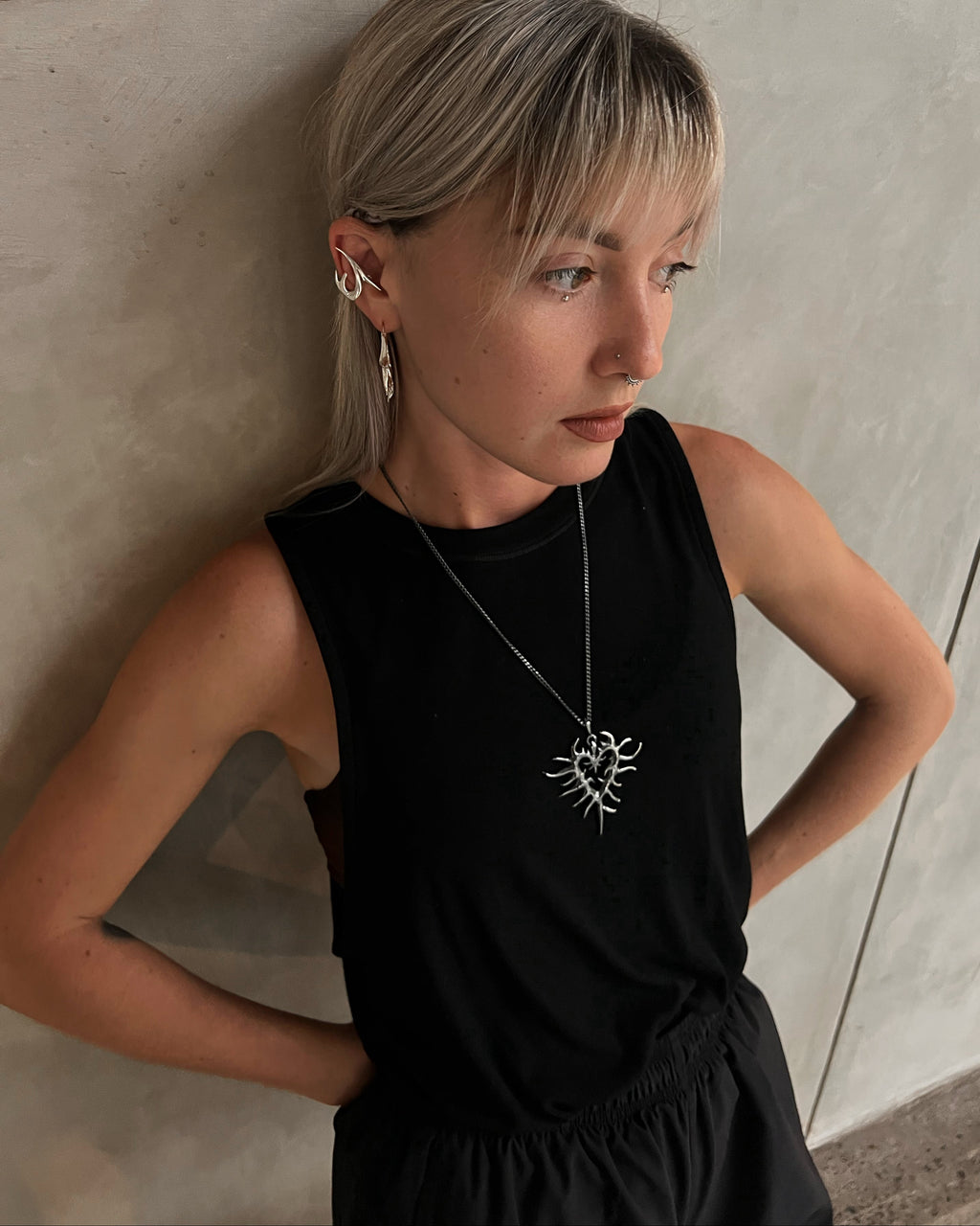 Thorn Heart | Necklace with boil